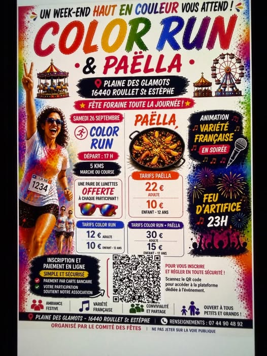Fête et run color