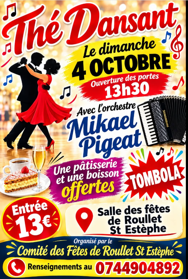 Thé dansant octobre 2026